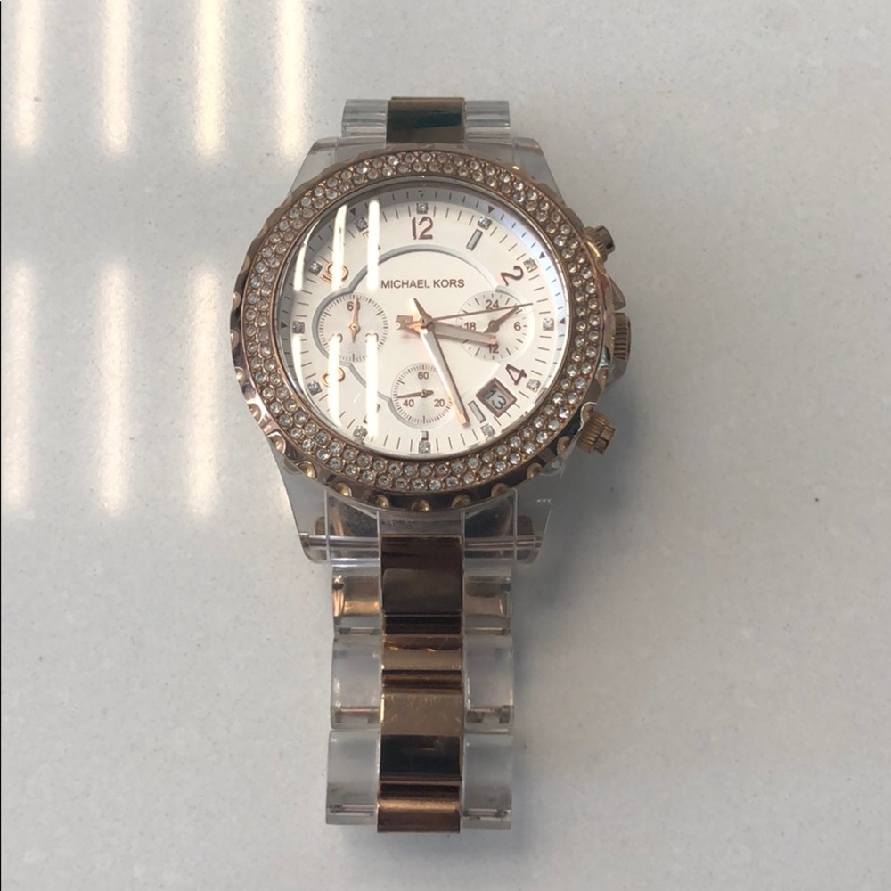 Michael Kors rose gold watch